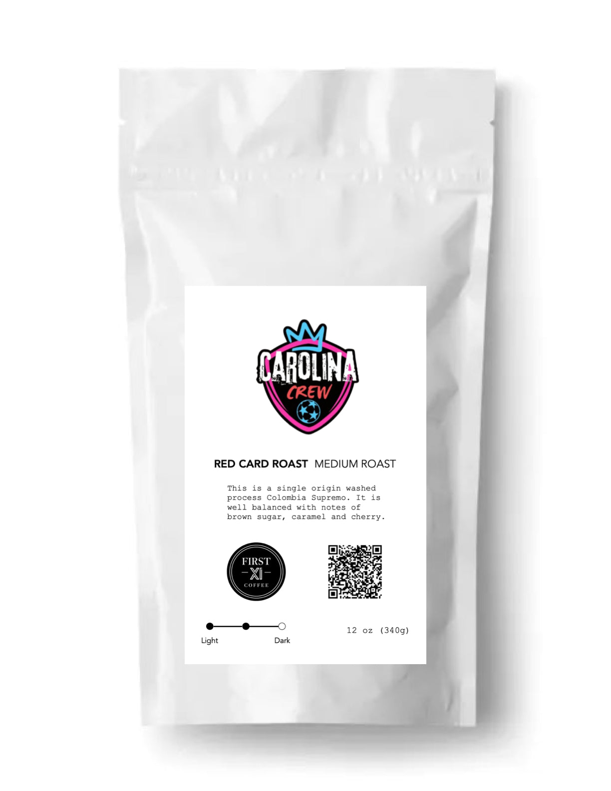 Red Card Roast Medium Roast Carolina Crew FC