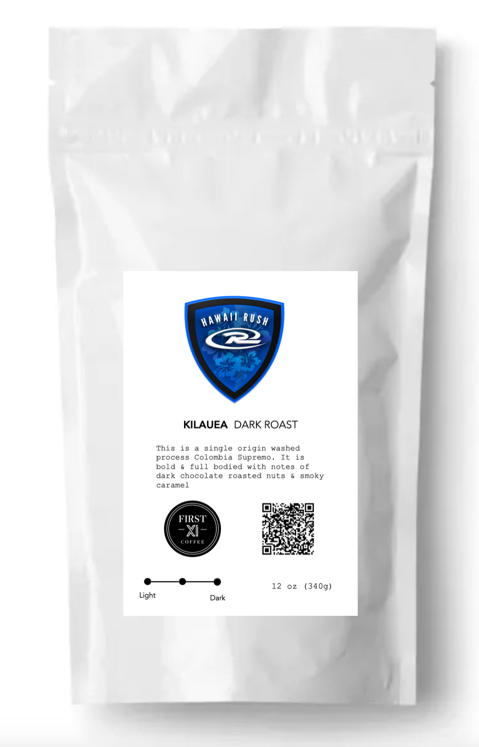 Kilauea Dark Roast Hawaii Rush Soccer Club