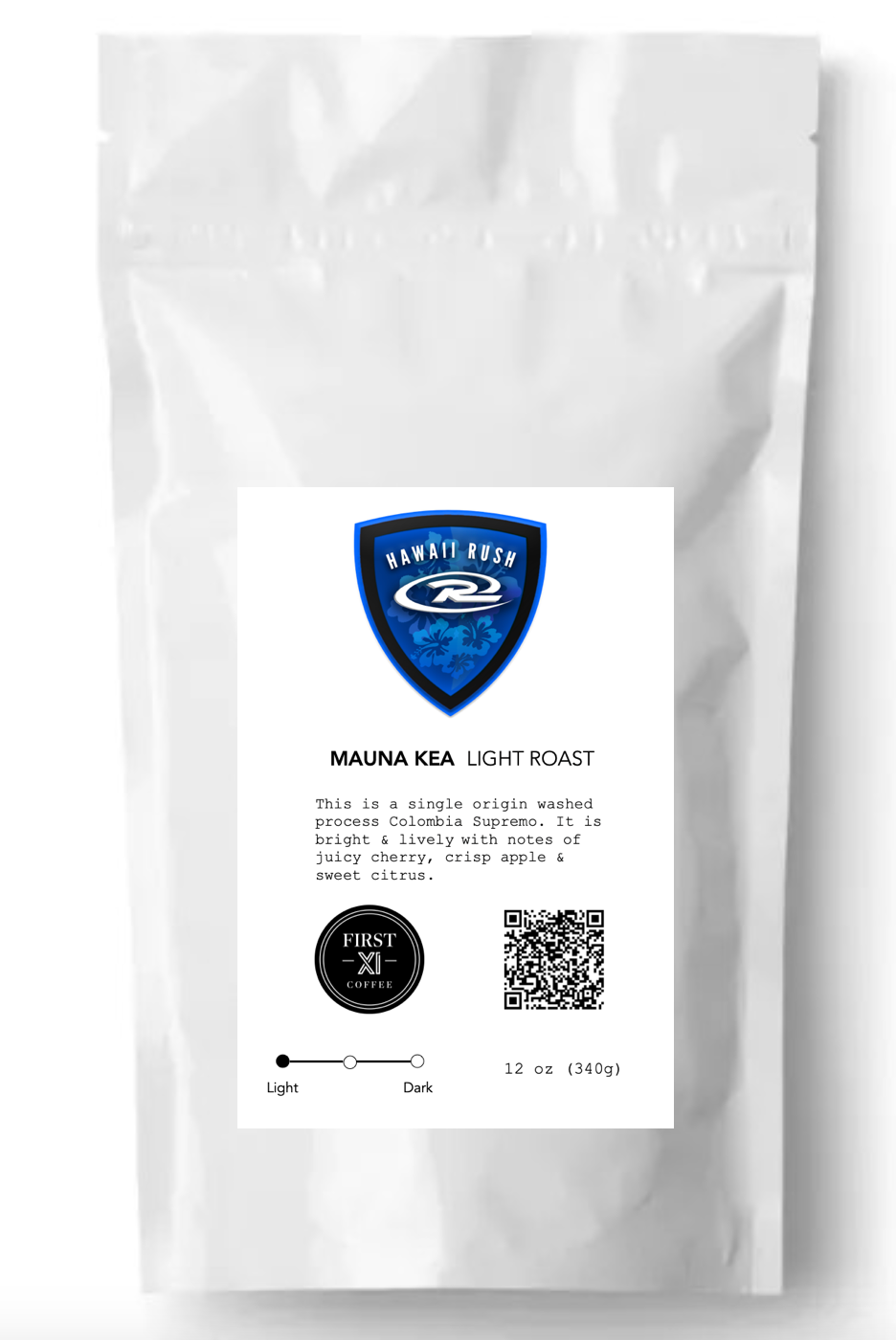 Mauna Kea Light Roast Hawaii Rush Soccer Club