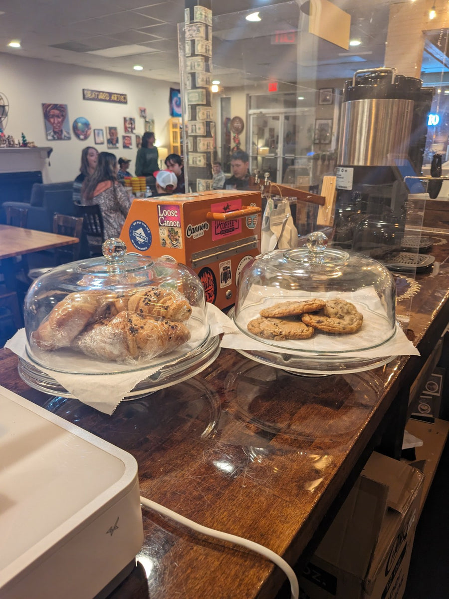 Pastries at the coffee counter