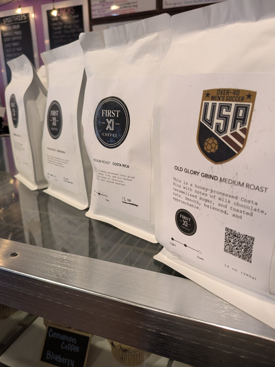 First XI fundraising coffee bags